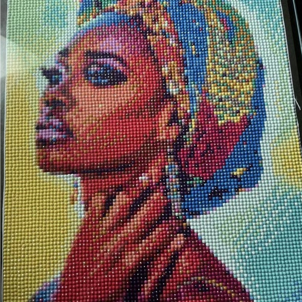 Beautiful diamond art painting handmade